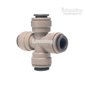 John Guest PI4712S Keresztidom 3/8" BB