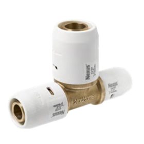 NEXUS Push SN03252516BB Szűkített T-idom, réz 25-25-16