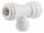 John Guest PP30120812W T-idom 3/8"-1/4" -3/8"  BB