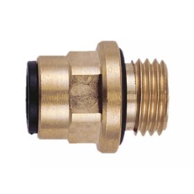   John Guest MM010603 Menetes csatlakozó idom MS 6mm x 3/8" BSP KB