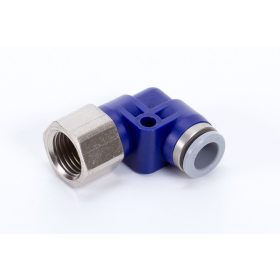   Dugaszolható könyök csatlakozó 6mm , 1/8" bsp belső menettel