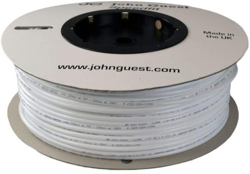 John Guest PE-0604-0100M-W LLDPE-Cső 6mm/4mm, 100 m fehér