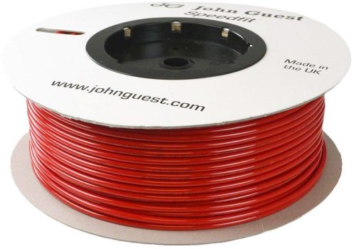 John Guest PE-0604-0100M-R LLDPE-Cső 6mm/4mm, 100 m piros